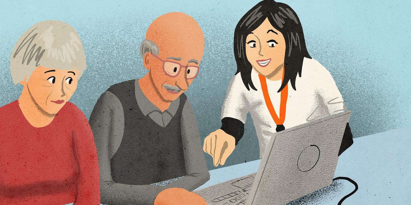 Datahjelp på Loddefjord bibliotek