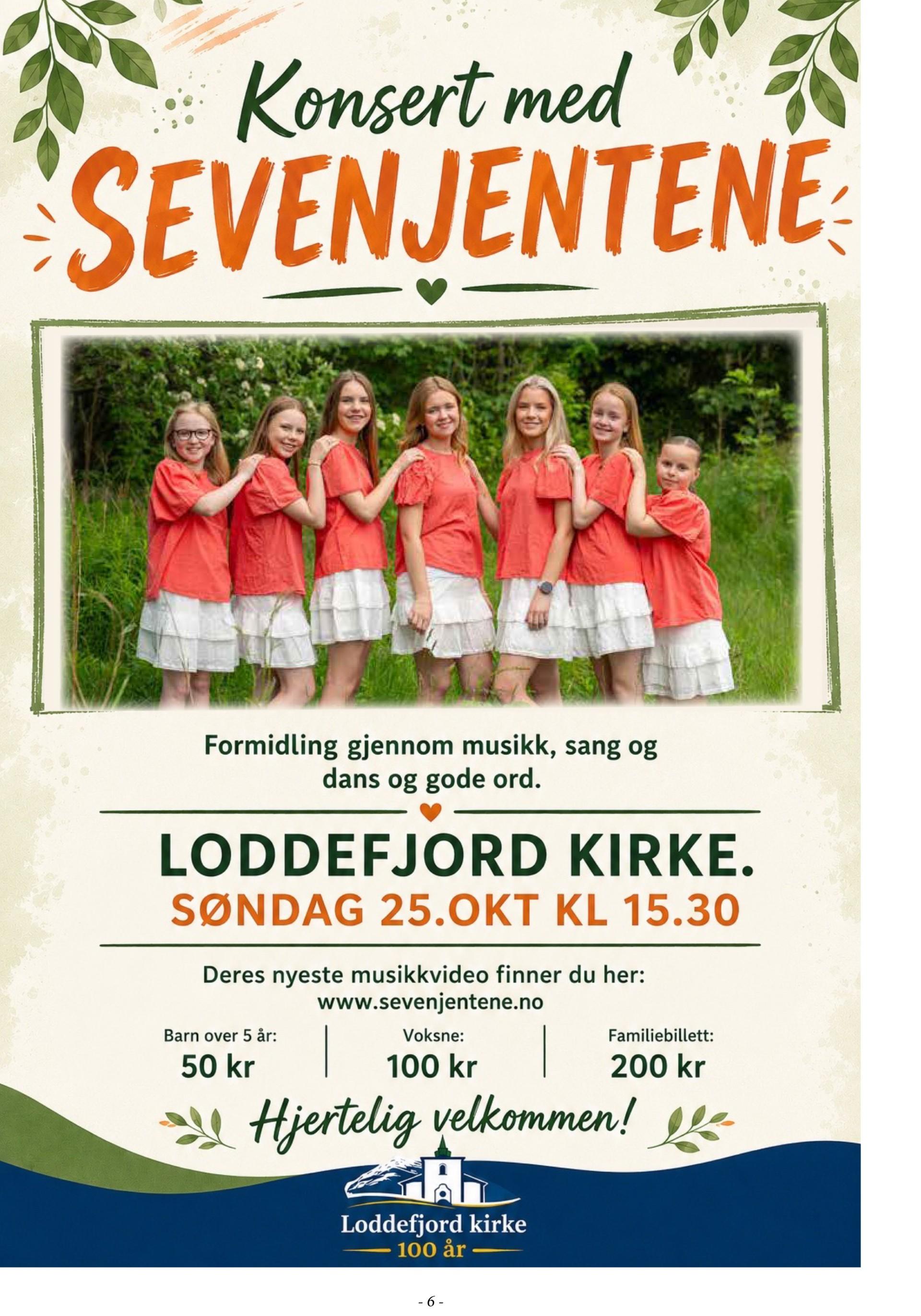 Konsert med Sevenjentene